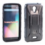 Wholesale Alcatel One Touch Pop Astro 5042T Holster Combo Belt Clip Case (Black)